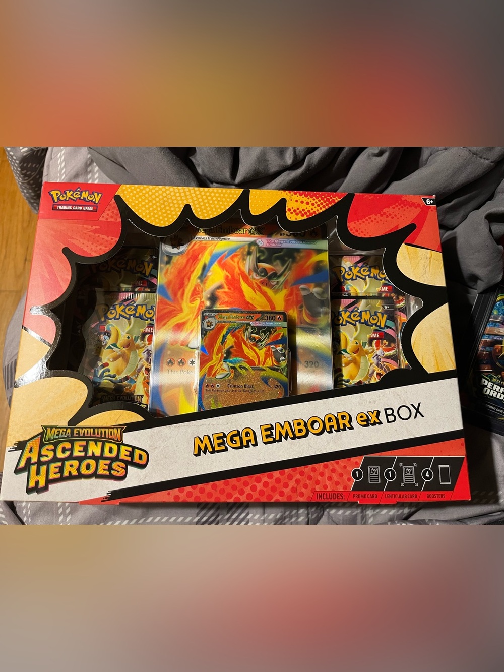 Pokémon Mega Emboar ex Box and Perfect Order set